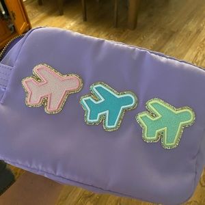 Stoney Clover x Target Purple Airplane Pouch NWT